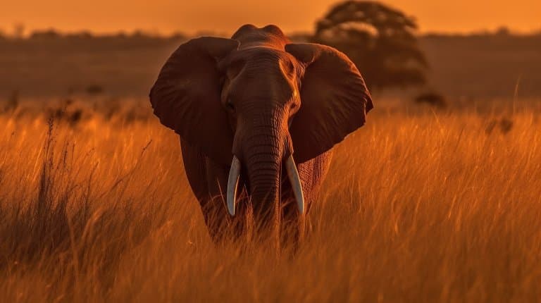 African Bush Elephant ears