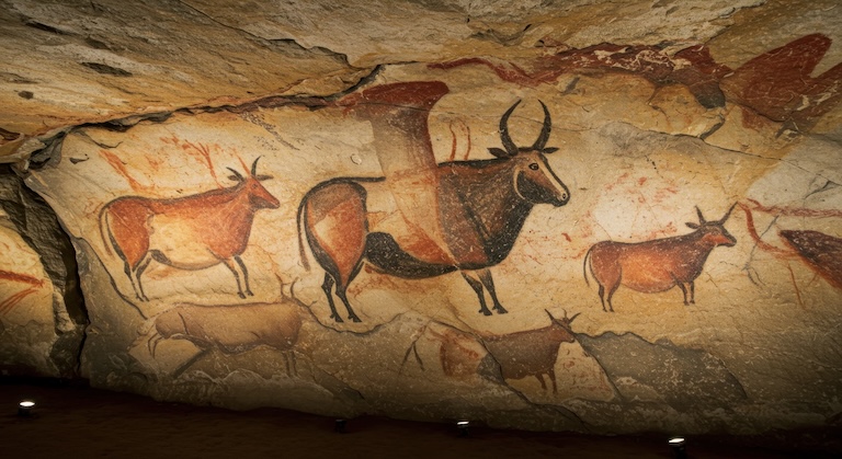 Aurochs ancient painting 