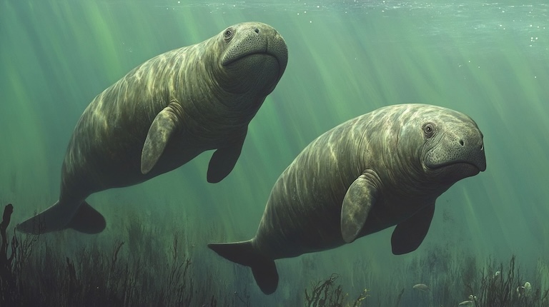 steller’s sea cow pair